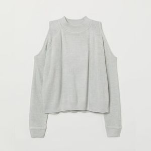 Cold shoulder sweater